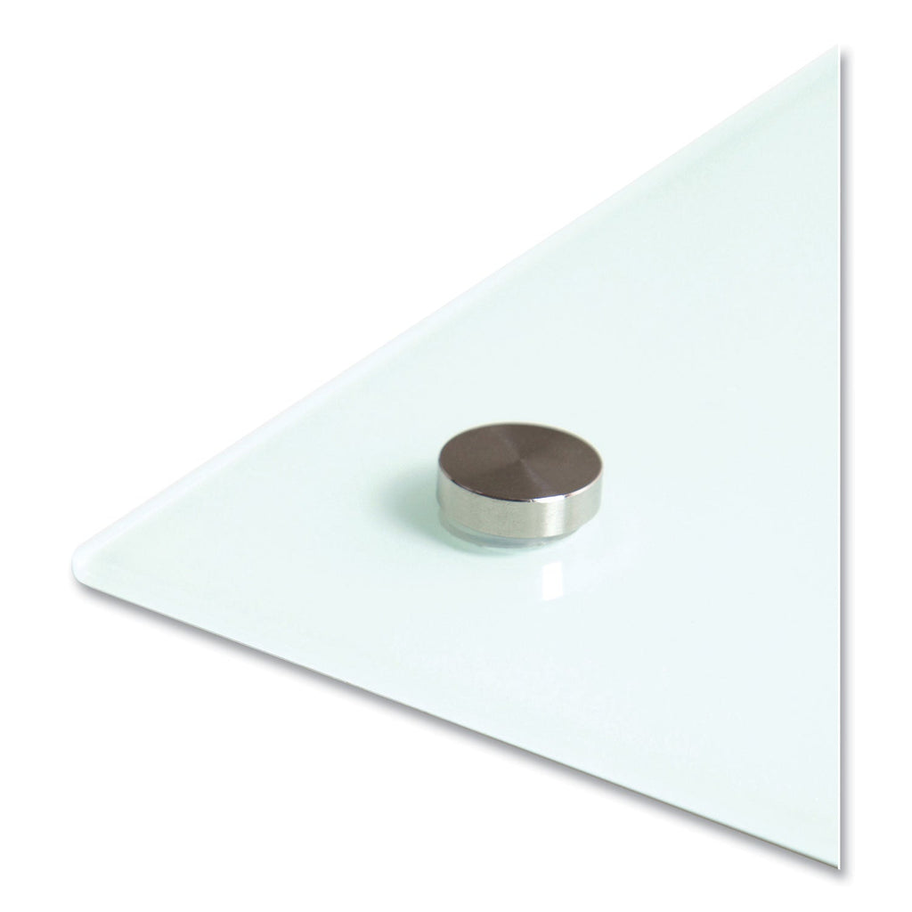 U Brands Glass Dry Erase Board, 48 x 36, White Surface