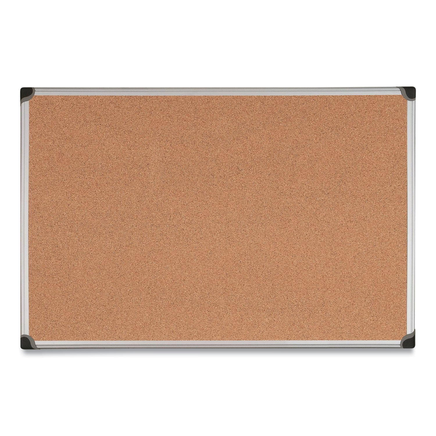 MasterVision Value Cork Bulletin Board with Aluminum Frame, 48 x 71, Natural