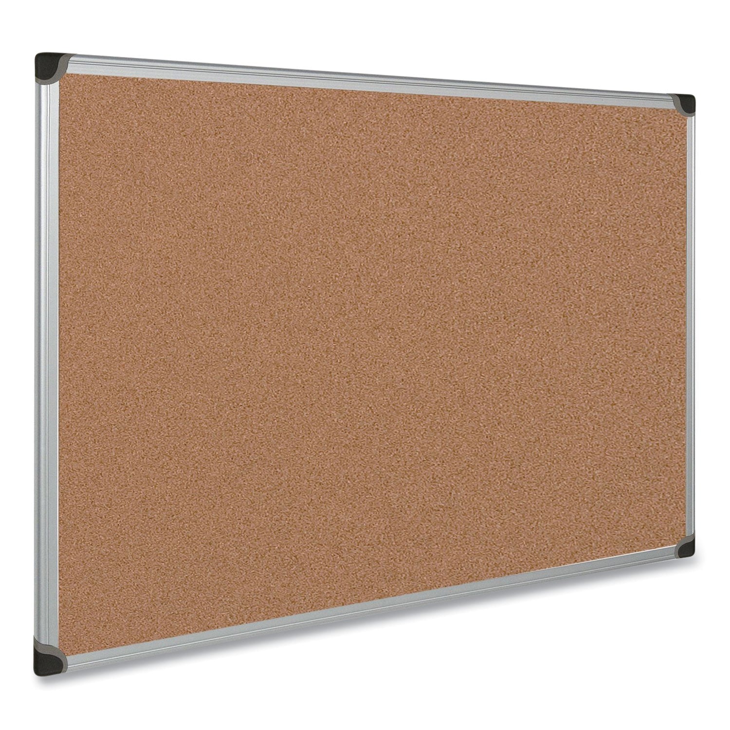 MasterVision Value Cork Bulletin Board with Aluminum Frame, 48 x 71, Natural