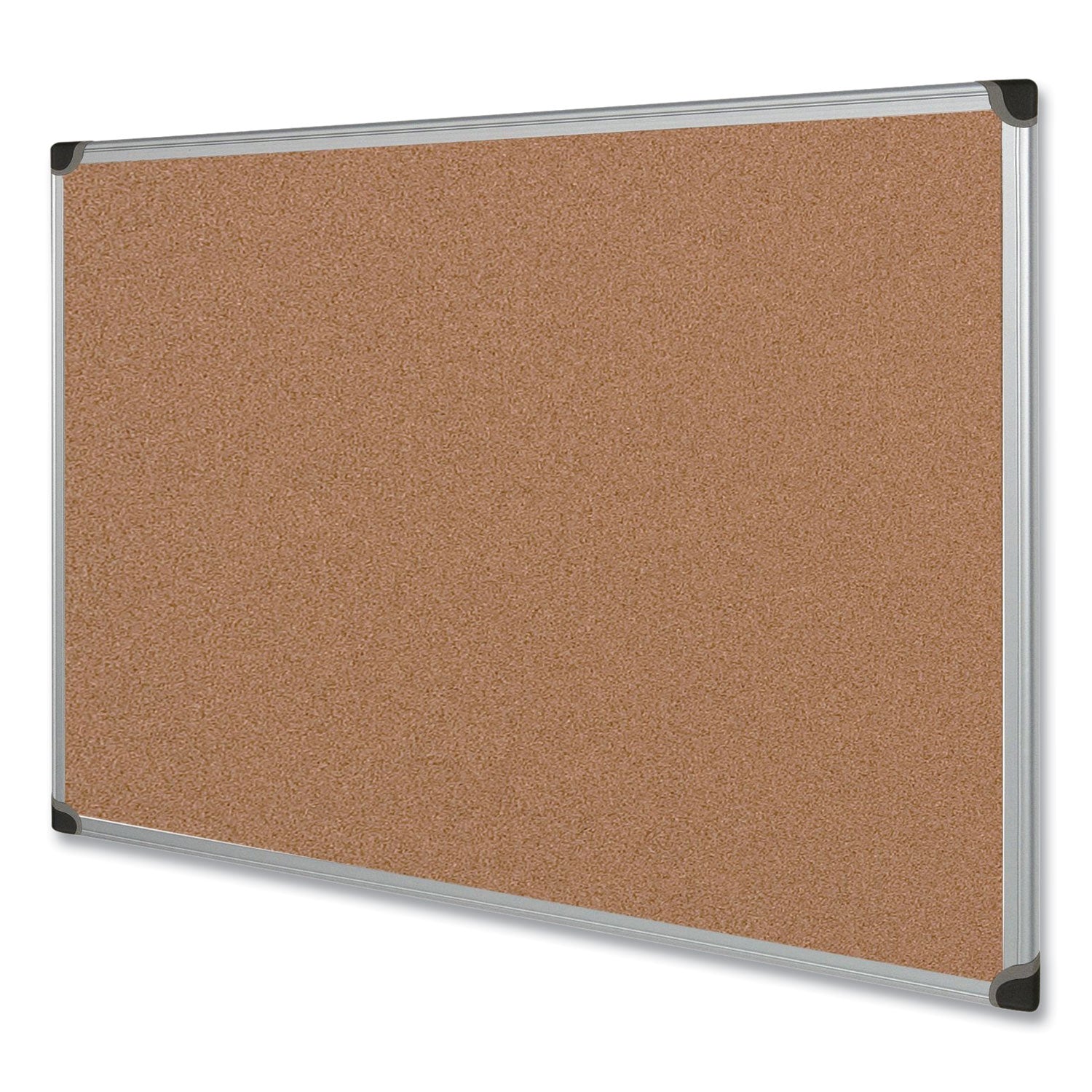 MasterVision Value Cork Bulletin Board with Aluminum Frame, 48 x 71, Natural