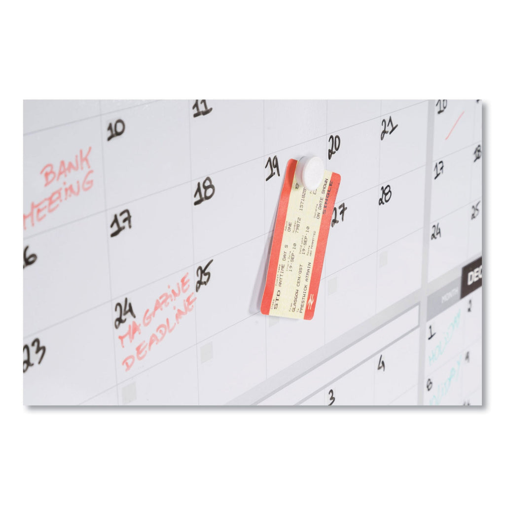 MasterVision 4 Month Planner, 48x36, White/Silver
