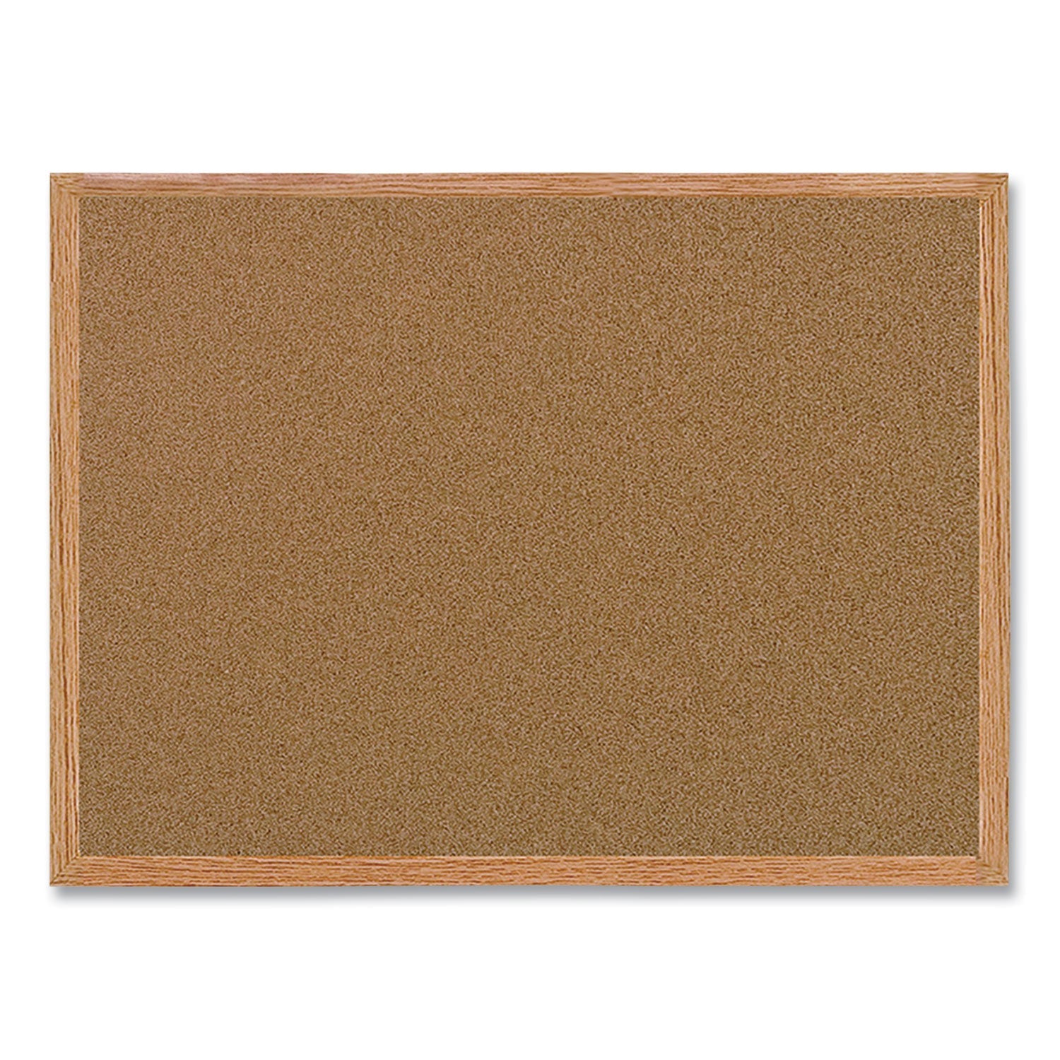 MasterVision Value Cork Bulletin Board with Oak Frame, 24 x 36, Natural