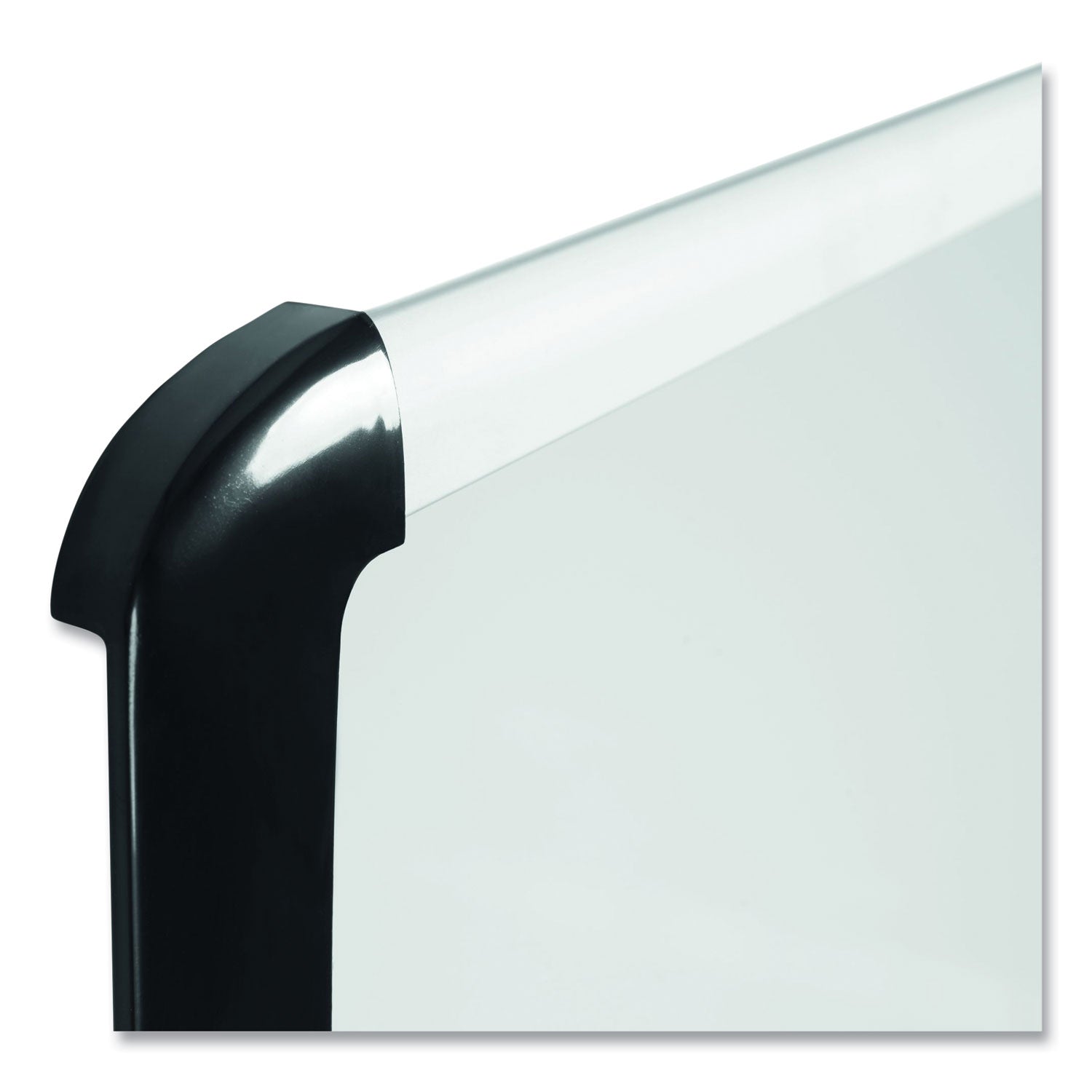 MasterVision Lacquered steel magnetic dry erase board, 36 x 48, Silver/Black