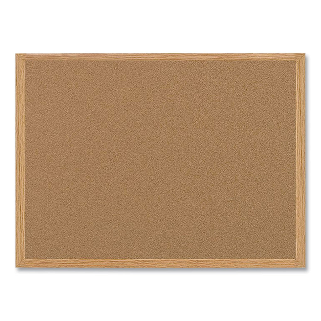 MasterVision Earth Cork Board, 24 x 36, Wood Frame