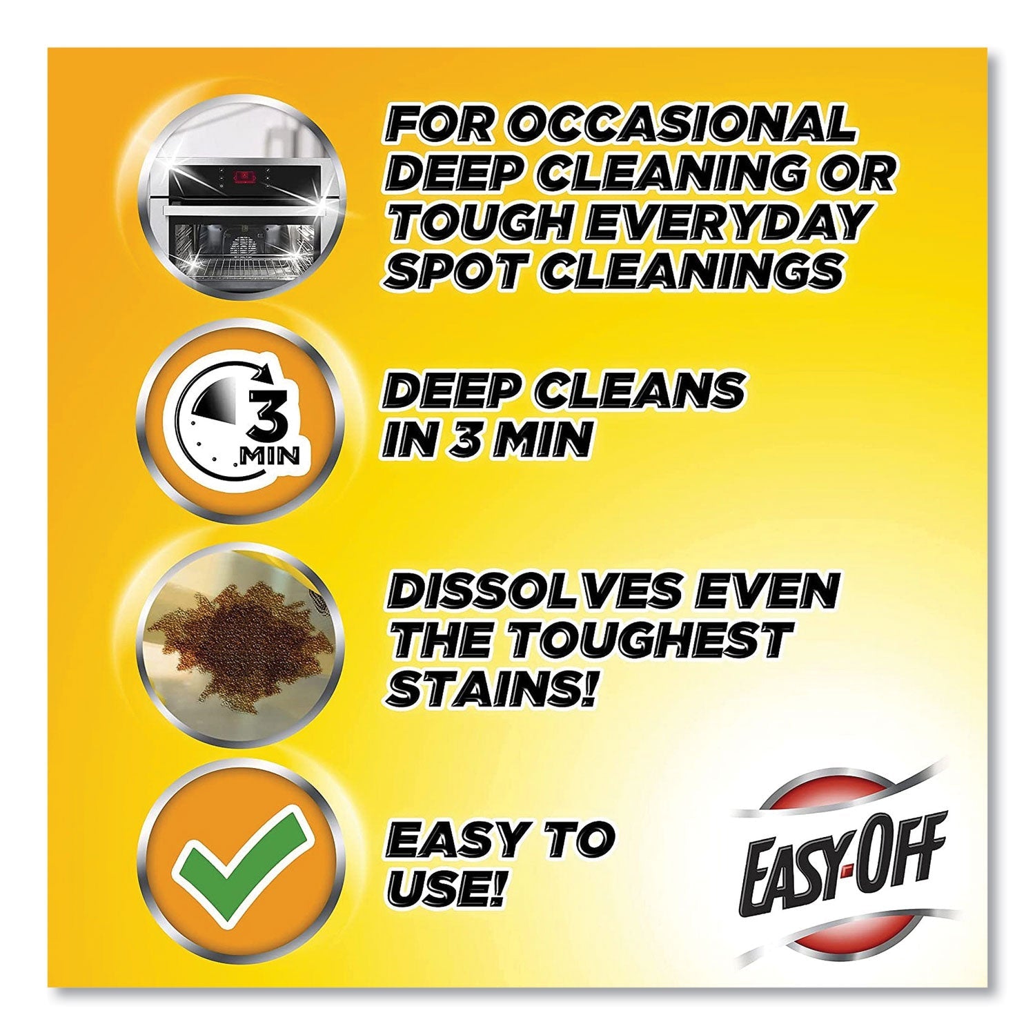 Professional EASY-OFF Oven and Grill Cleaner, Unscented, 24 oz Aerosol Spray