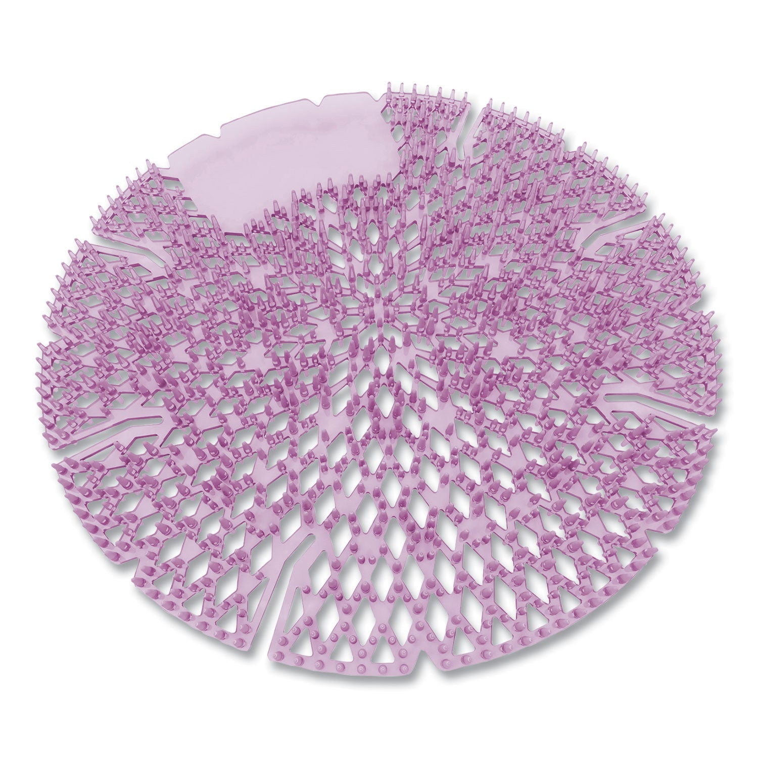 Big D Industries Diamond 3D Urinal Screen, Lavender Lace Scent, 0.13 oz, Lavender, 10/Box