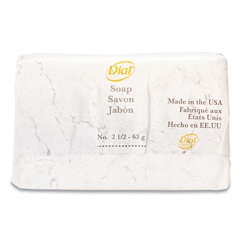 Dial Amenities Deodorant Soap, Pleasant Scent, # 3 Individually Wrapped Bar, 200/Carton