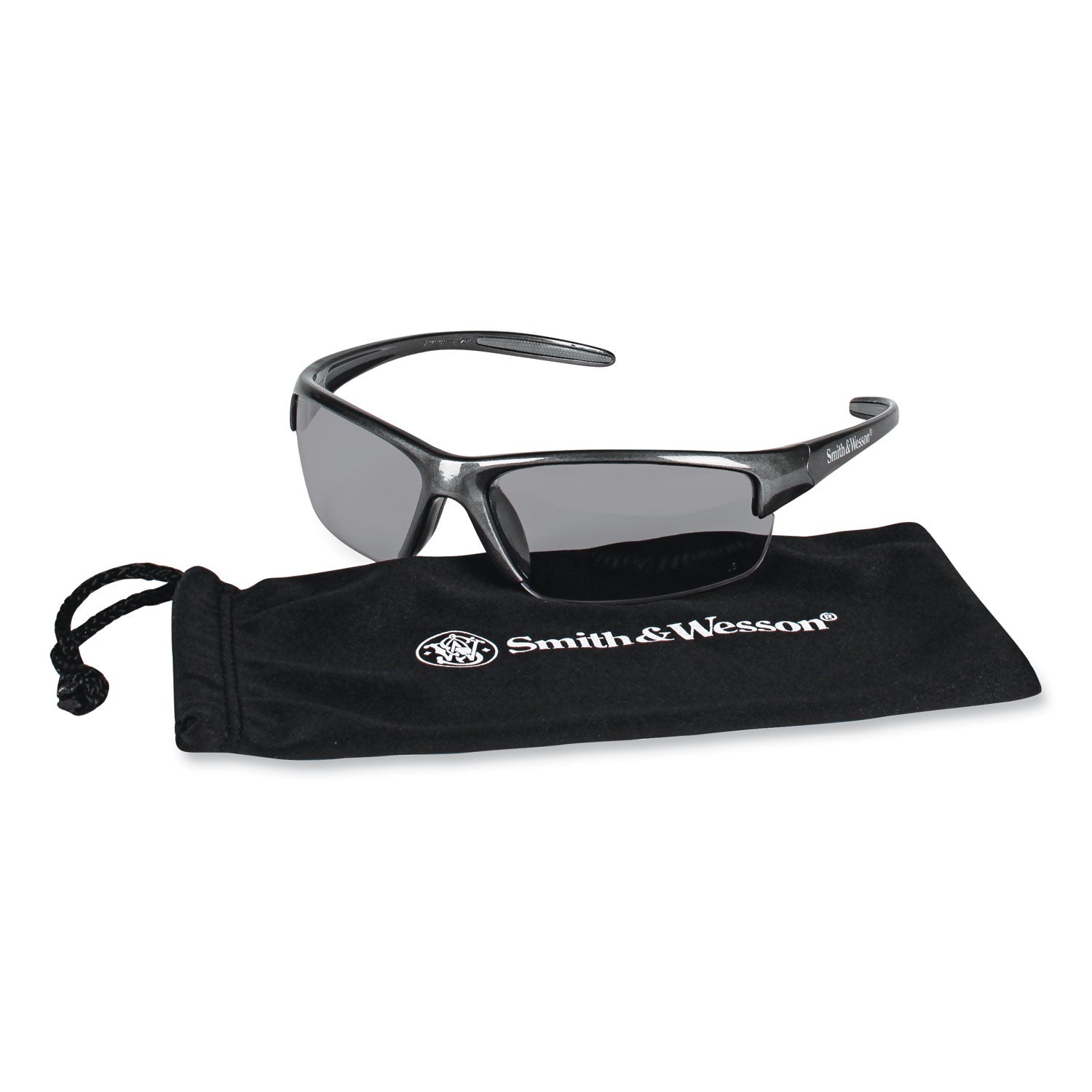 KleenGuard Equalizer Safety Glasses, Gun Metal Frame, Smoke Lens, 12/Box