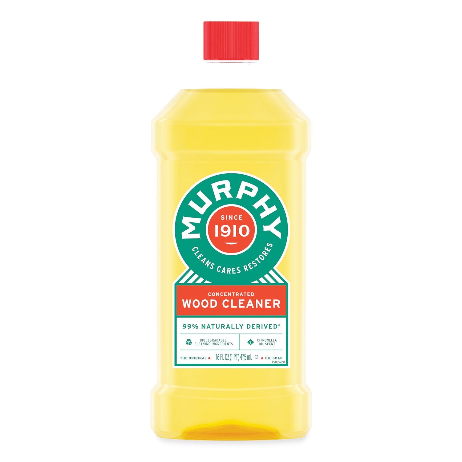 Murphy Oil Soap Concentrate, Fresh Scent, 16 oz Bottle, 9/Carton