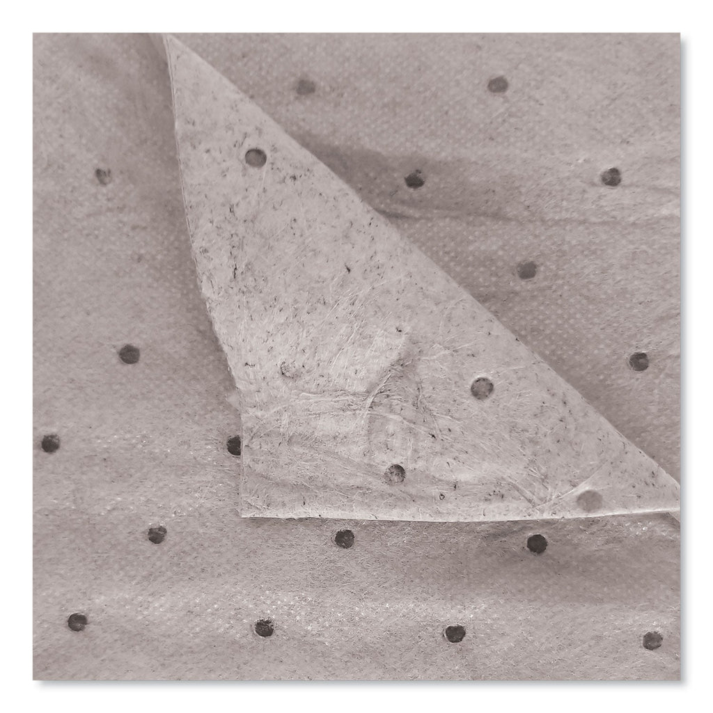 HOSPECO TASKBrand All Sorb Industrial Sorbent Pad, 0.24 gal, 15 x 18, 100/Carton