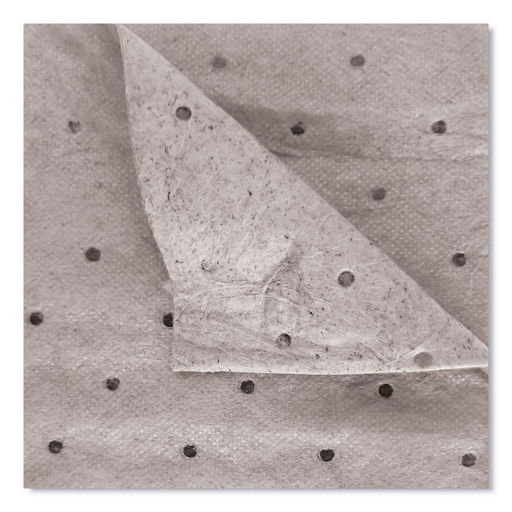 HOSPECO TASKBrand All Sorb Industrial Sorbent Pad, 0.22 gal, 15 x 18, 100/Pack