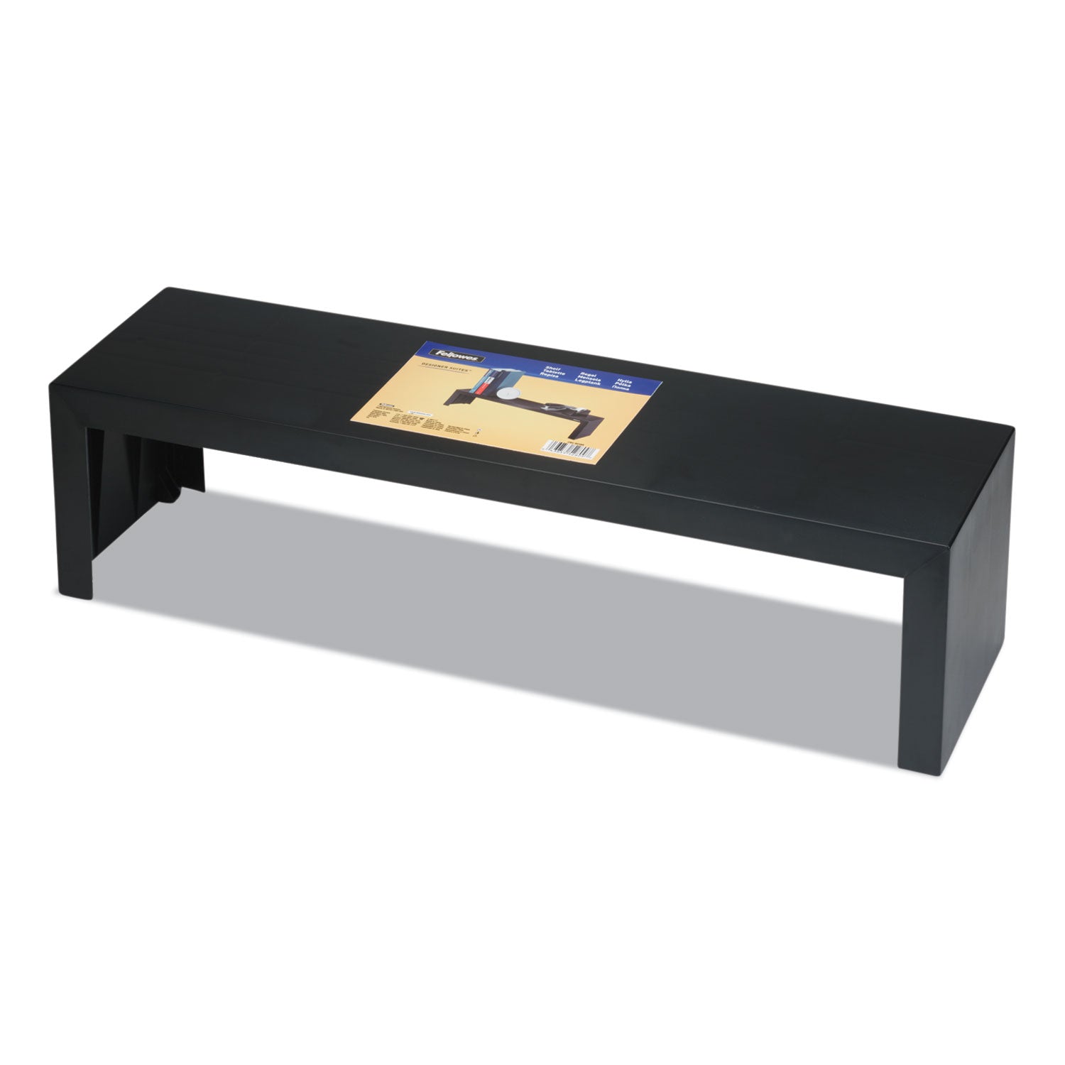 Fellowes Designer Suites Shelf, 30 lb Capacity, 26 x 7 x 6.75, Black Pearl