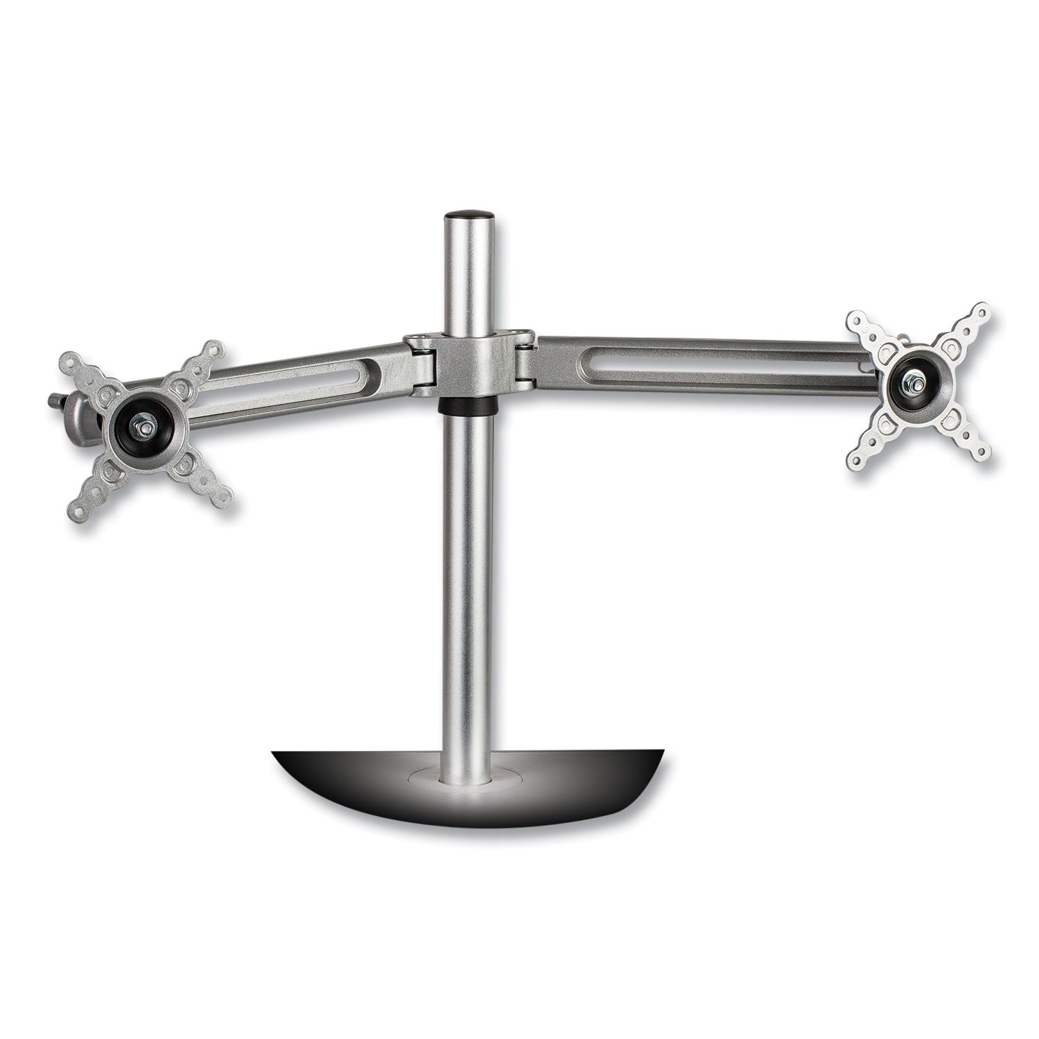 Fellowes Lotus Dual Monitor Arm Kit, For 26" Monitors, Silver, Supports 13 lb