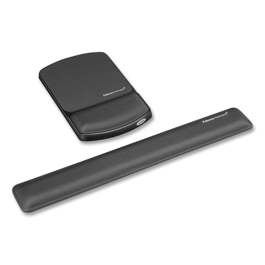 Fellowes Mouse Pad with Wrist Support with Microban Protection, 6.75 x 10.12, Graphite