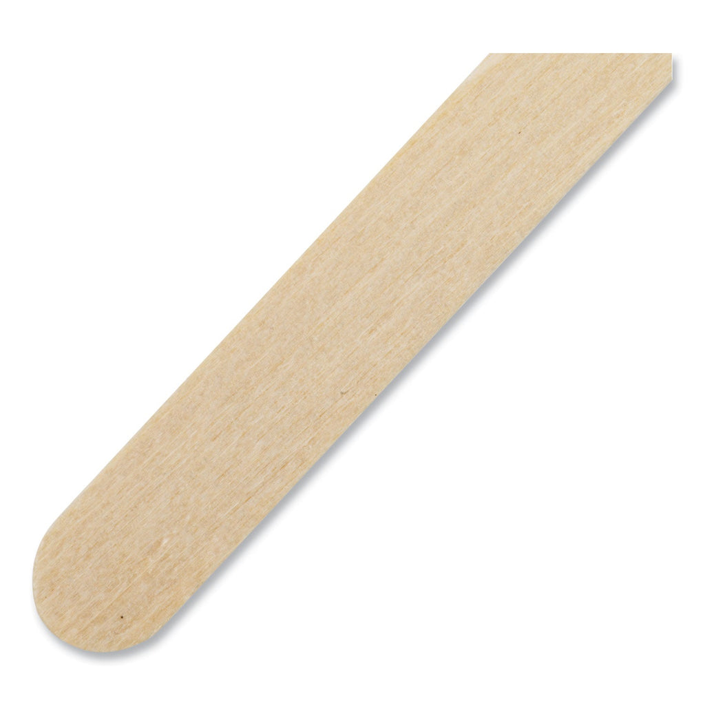 AmerCareRoyal Wood Coffee Stirrers, 7.5" Long, 500/Box, 10 Boxes/Carton