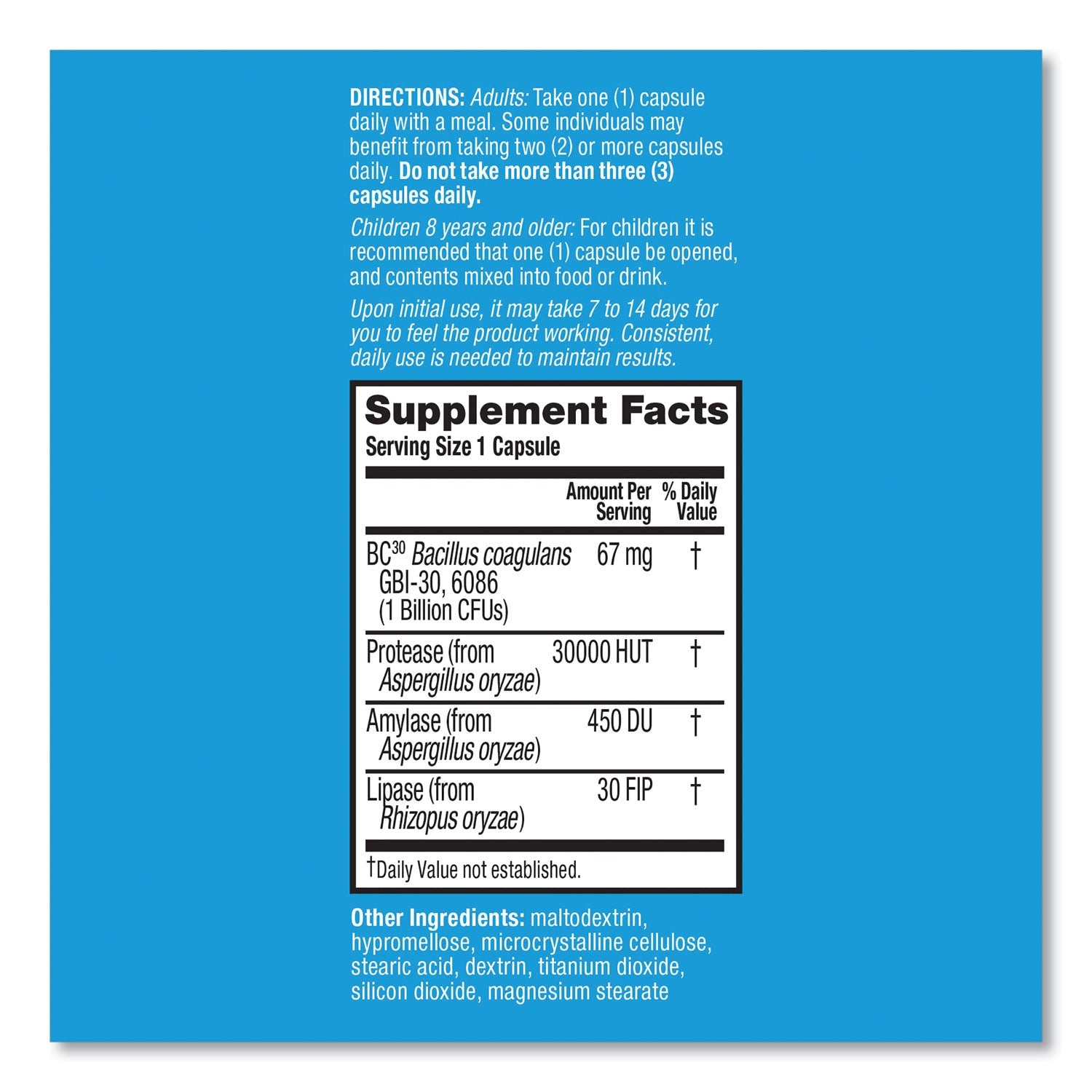 Digestive Advantage Probiotic Intensive Bowel Support Capsule, 96 Count