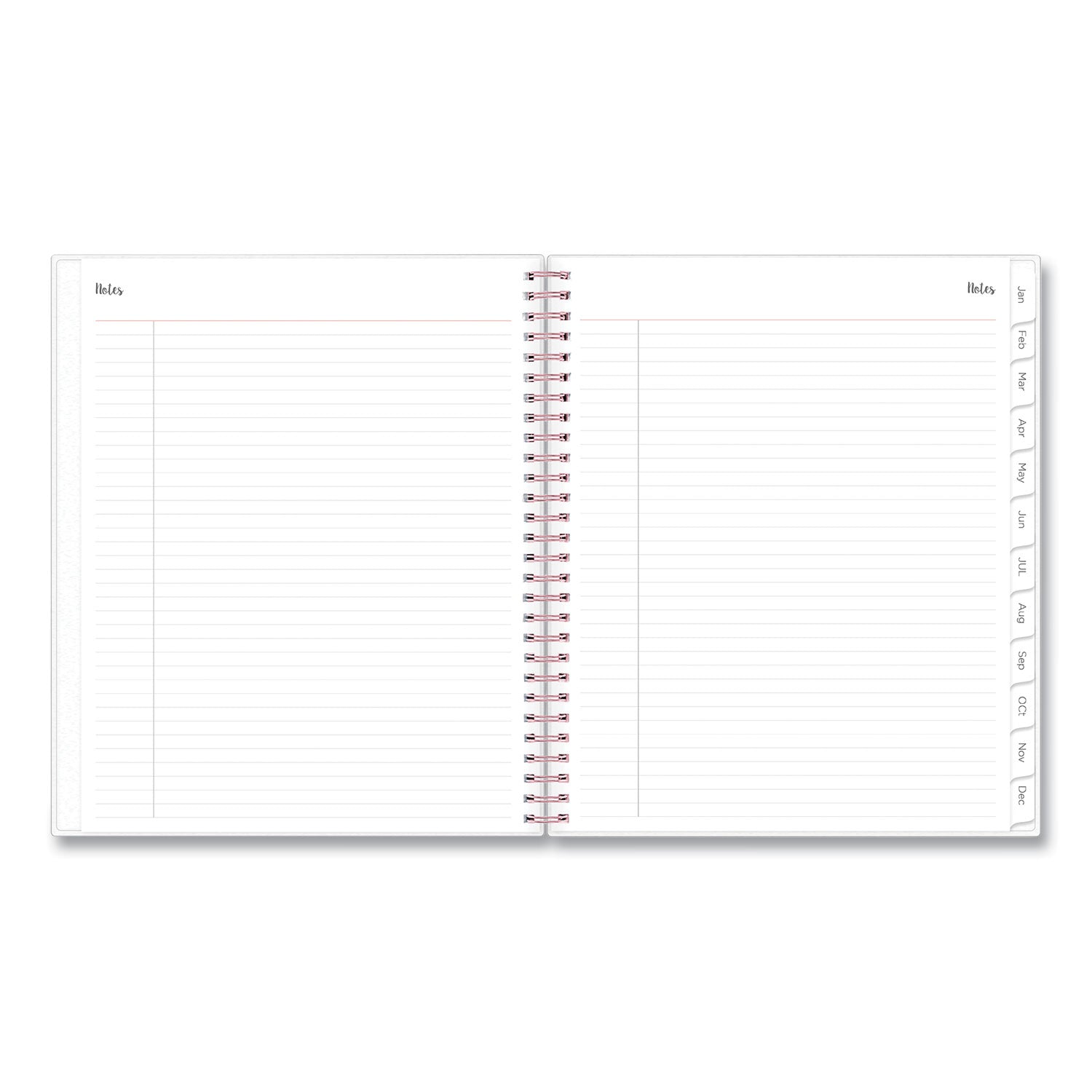Blue Sky Joselyn Monthly Wirebound Planner, Joselyn Floral Artwork, 10 x 8, Pink/Peach/Black Cover, 12-Month (Jan to Dec): 2023