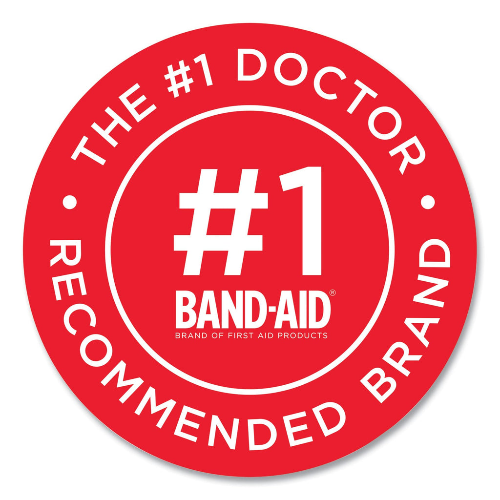 BAND-AID Tru-Stay Sheer Strips Adhesive Bandages, Assorted, 80/Box