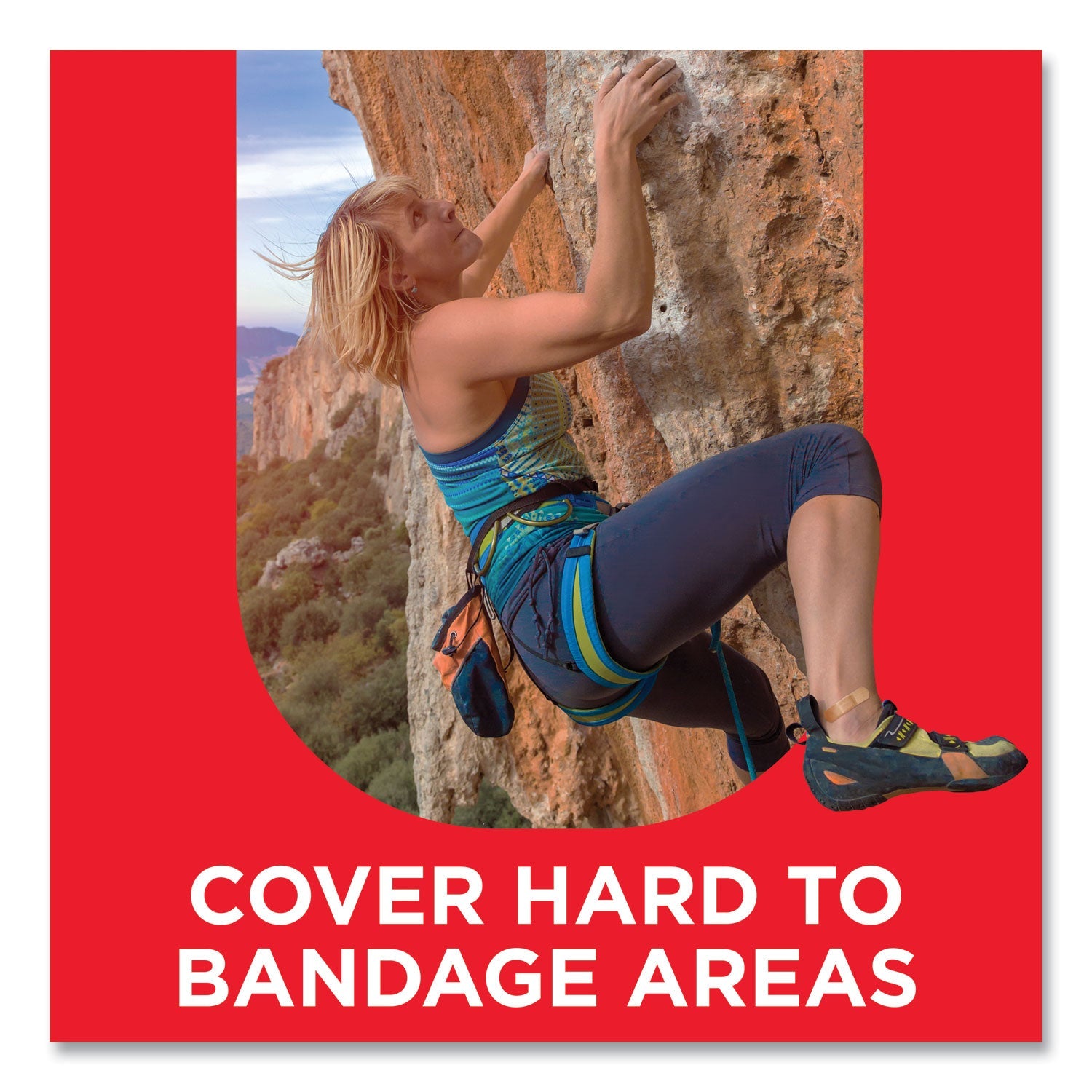 BAND-AID Flexible Fabric Extra Large Adhesive Bandages, 1.75 x 4, 10/Box
