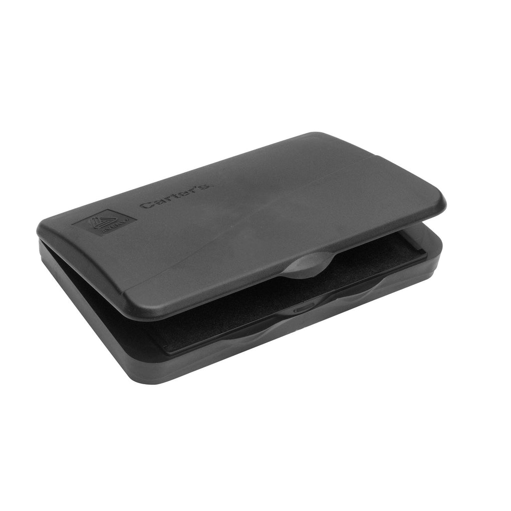 Carter's Pre-Inked Felt Stamp Pad, 4.2"5x 2.75", Black