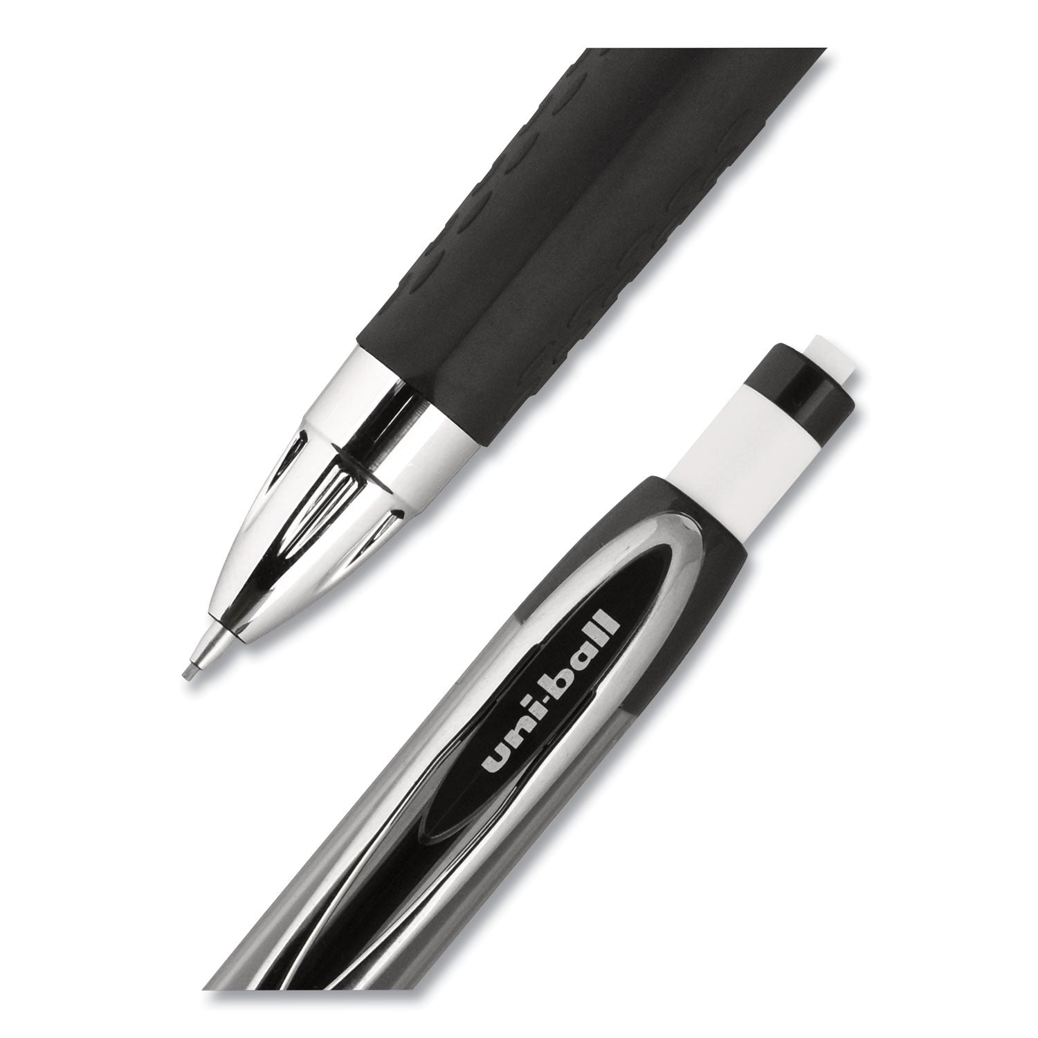 uniball 207 Mechanical Pencil with Lead and Eraser Refills, 0.7 mm, HB (#2), Black Lead, Assorted Barrel Colors, 3/Set
