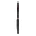 uniball 307 Gel Pen, Retractable, Micro 0.5 mm, Black Ink, Black Barrel, Dozen
