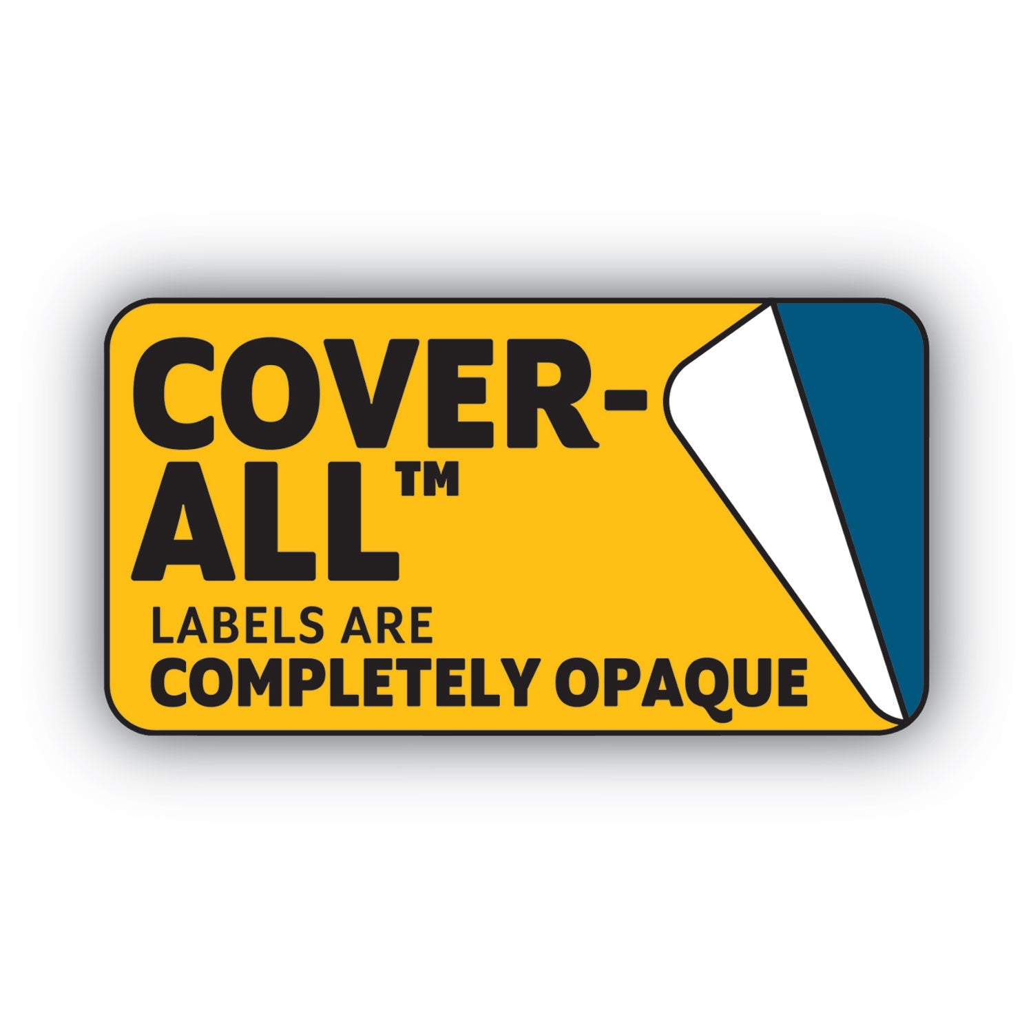MACO Cover-All Opaque Laser/Inkjet Shipping Labels, Inkjet/Laser Printers, 2 x 4, White, 10 Labels/Sheet, 100 Sheets/Box