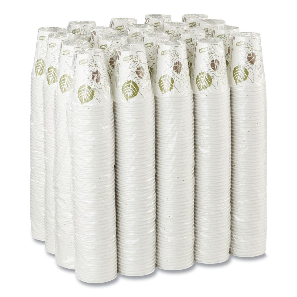Dixie Pathways Paper Hot Cups, 8 oz, 50 Sleeve, 20 Sleeves/Carton