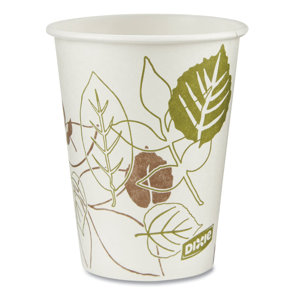 Dixie Pathways Paper Hot Cups, 8 oz, 50 Sleeve, 20 Sleeves/Carton