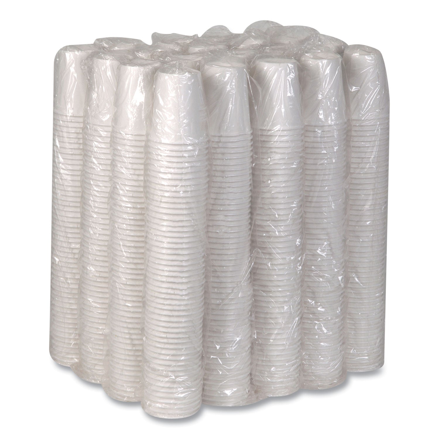 Dixie Paper Hot Cups, 10 oz, White, 50/Sleeve, 20 Sleeves/Carton