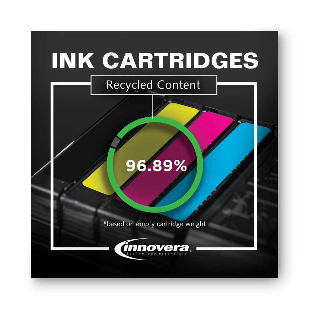 Innovera Remanufactured Cyan High-Yield, Ink, Replacement for 972XL (L0R98AN), 7,000 Page-Yield
