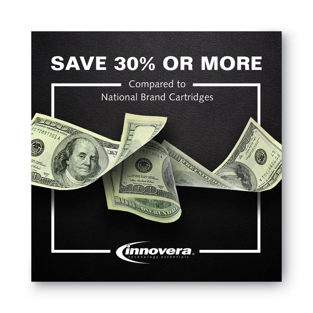 Innovera Remanufactured Cyan High-Yield, Ink, Replacement for 972XL (L0R98AN), 7,000 Page-Yield