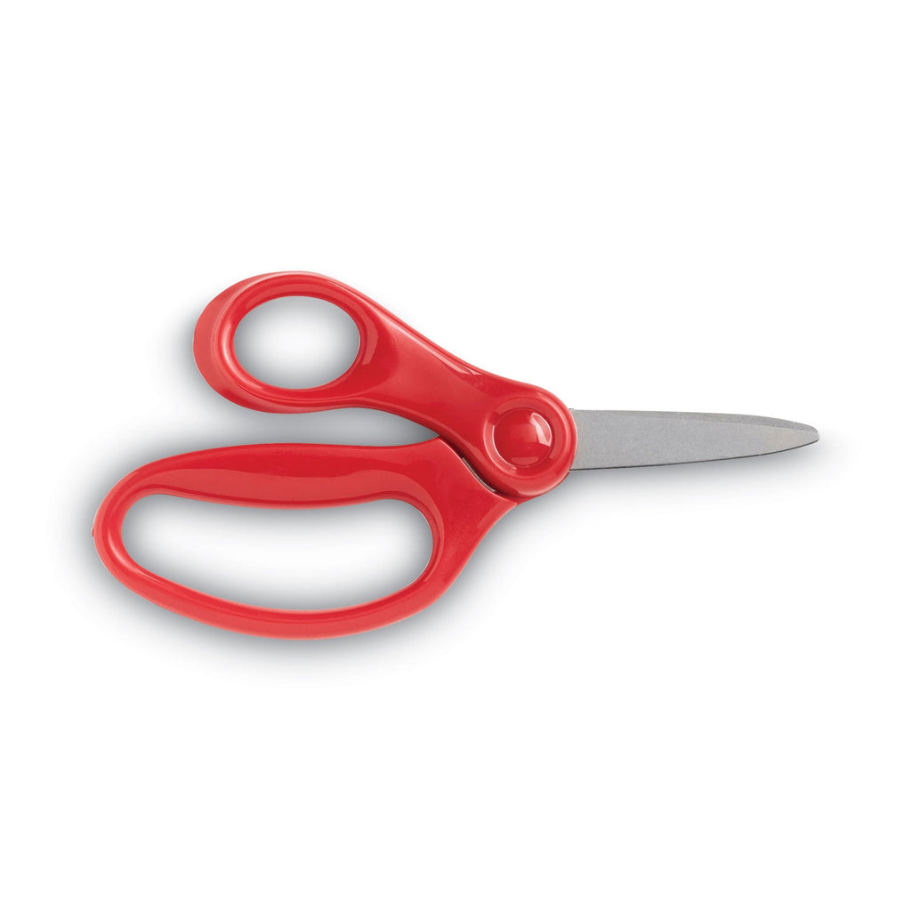 Fiskars Kids/Student Scissors, Pointed Tip, 5" Long, 1.75" Cut Length, Assorted Straight Handles