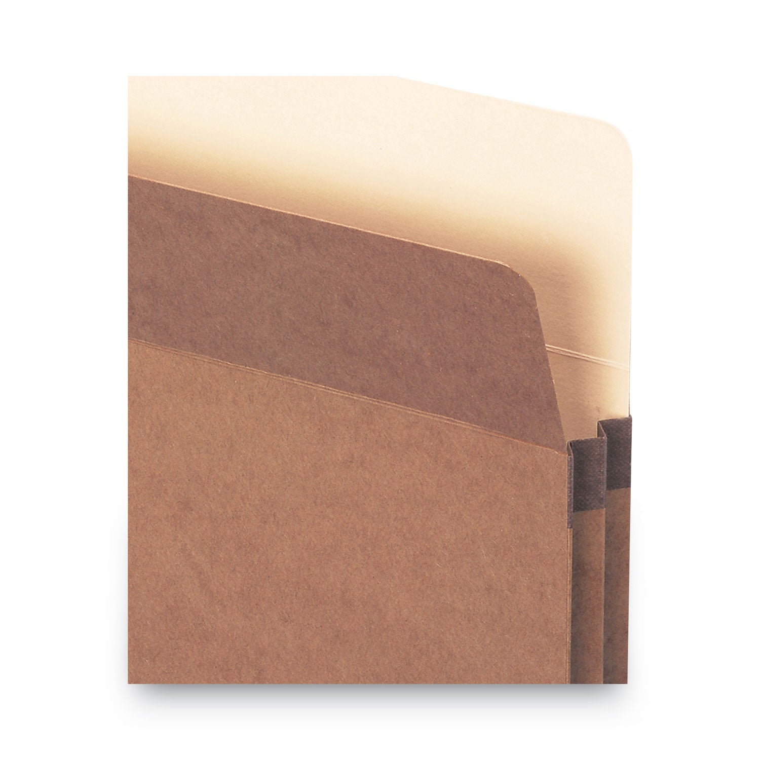 Smead Redrope Drop Front File Pockets, 1.75" Expansion, Letter Size, Redrope, 25/Box