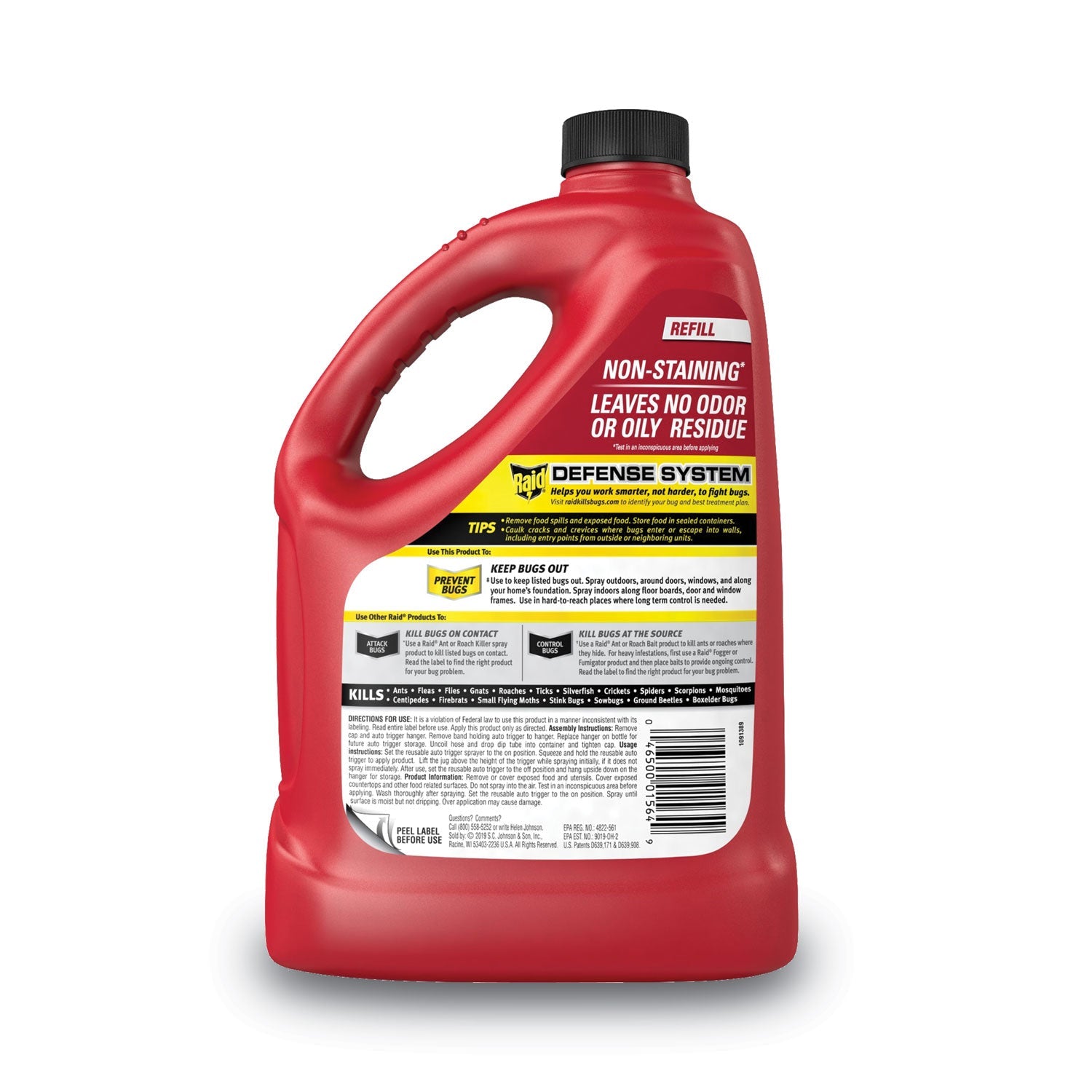 Raid MAX Perimeter Protection, 128 oz Bottle Refill
