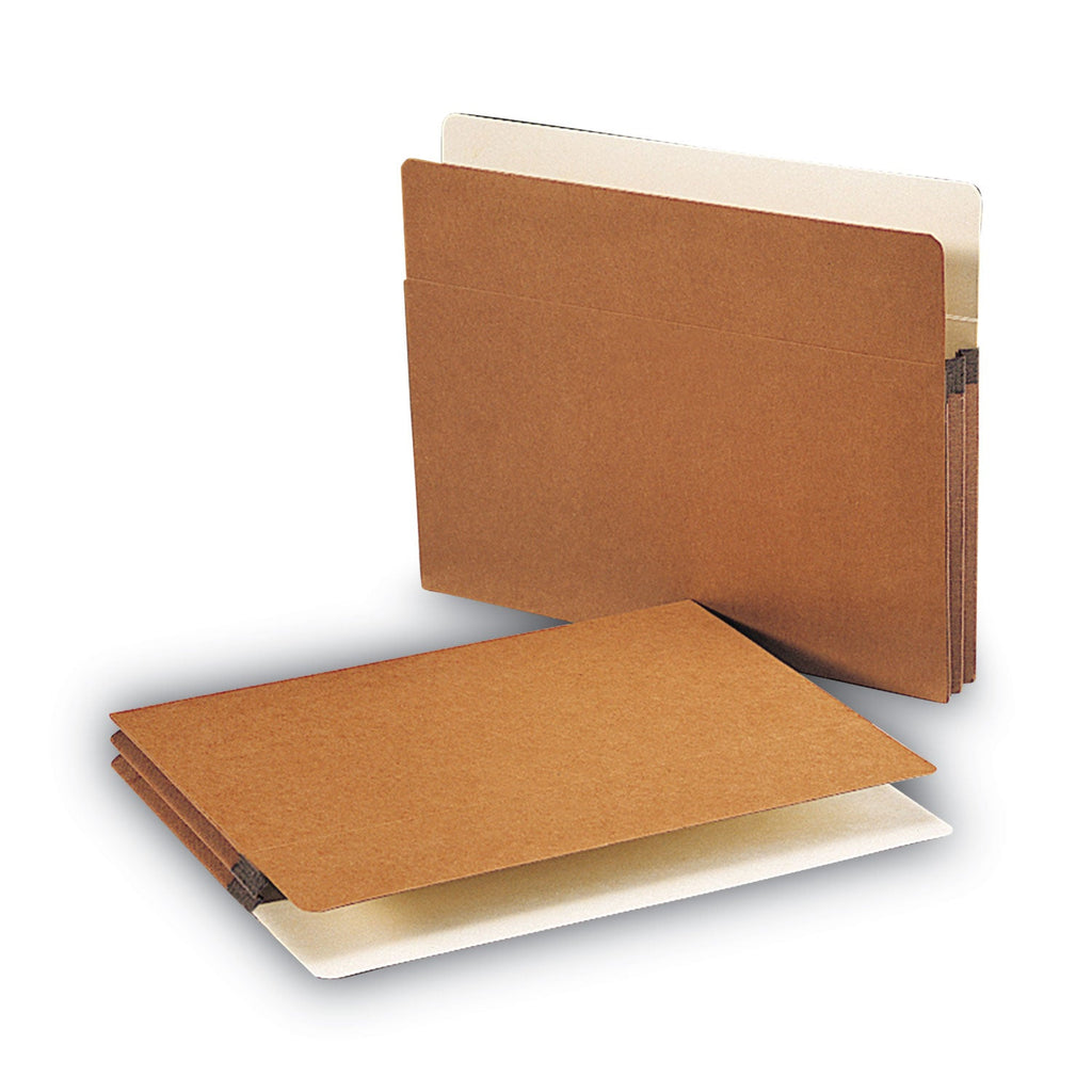 Smead Redrope Drop Front File Pockets, 1.75" Expansion, Letter Size, Redrope, 25/Box