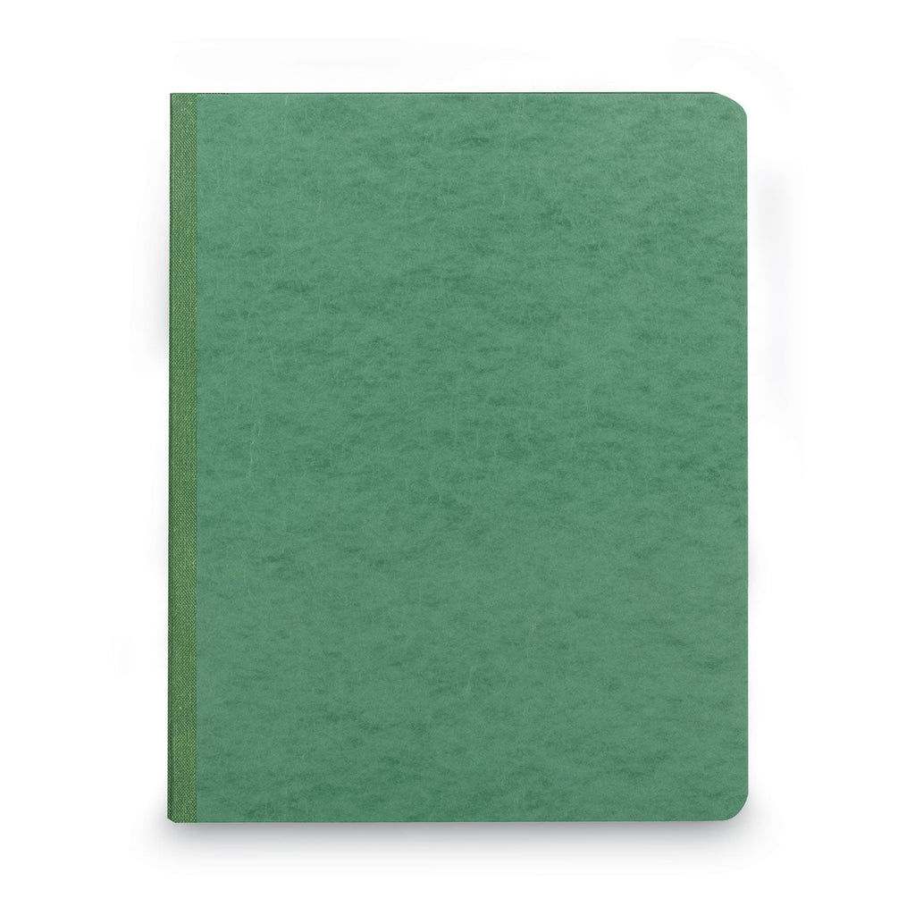 Smead Prong Fastener Premium Pressboard Report Cover, Two-Piece Prong Fastener, 3" Capacity, 8.5 x 11, Green/Green