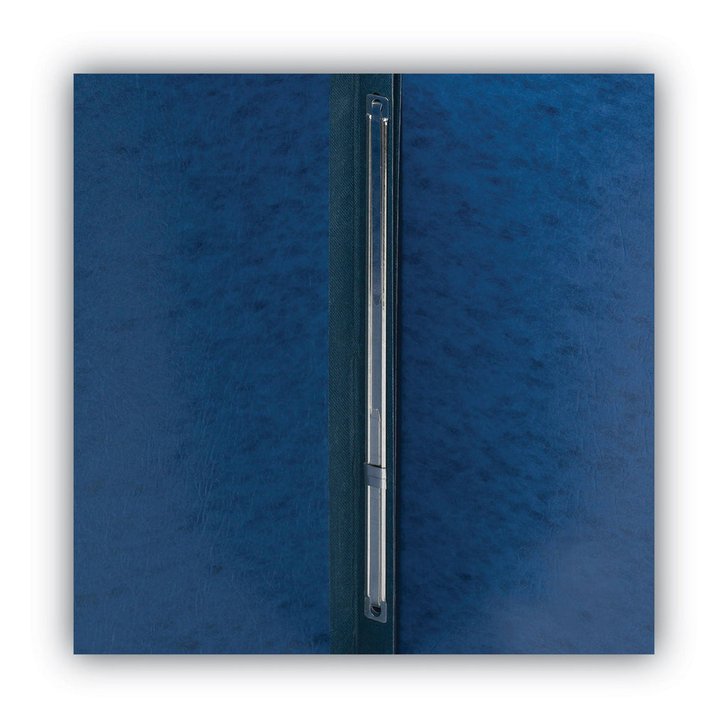 Smead Prong Fastener Premium Pressboard Report Cover, Two-Piece Prong Fastener, 3" Capacity, 8.5 x 11, Dark Blue/Dark Blue