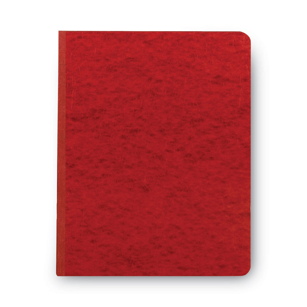 Smead Prong Fastener Premium Pressboard Report Cover, Two-Piece Prong Fastener, 3" Capacity, 8.5 x 11, Bright Red/Bright Red