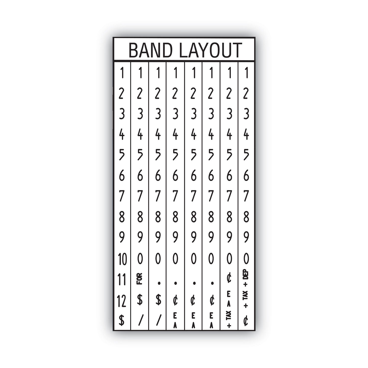 Garvey Pricemarker Kit, Model 22-8, 1-Line, 8 Characters/Line, 0.81 x 0.44 Label Size