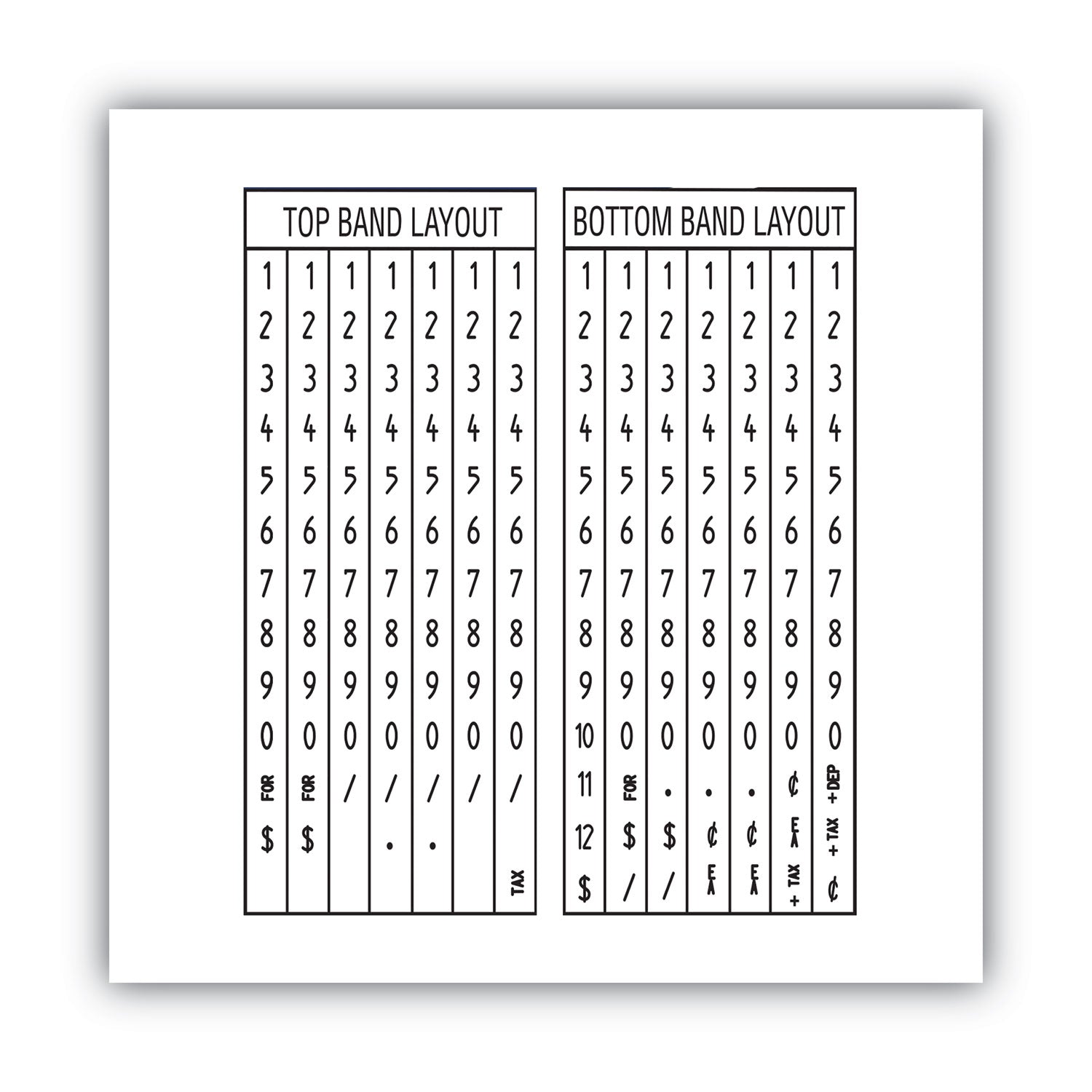 Garvey Pricemarker, Model 22-77, 2-Line, 7 Characters/Line, 0.81 x 0.63 Label Size