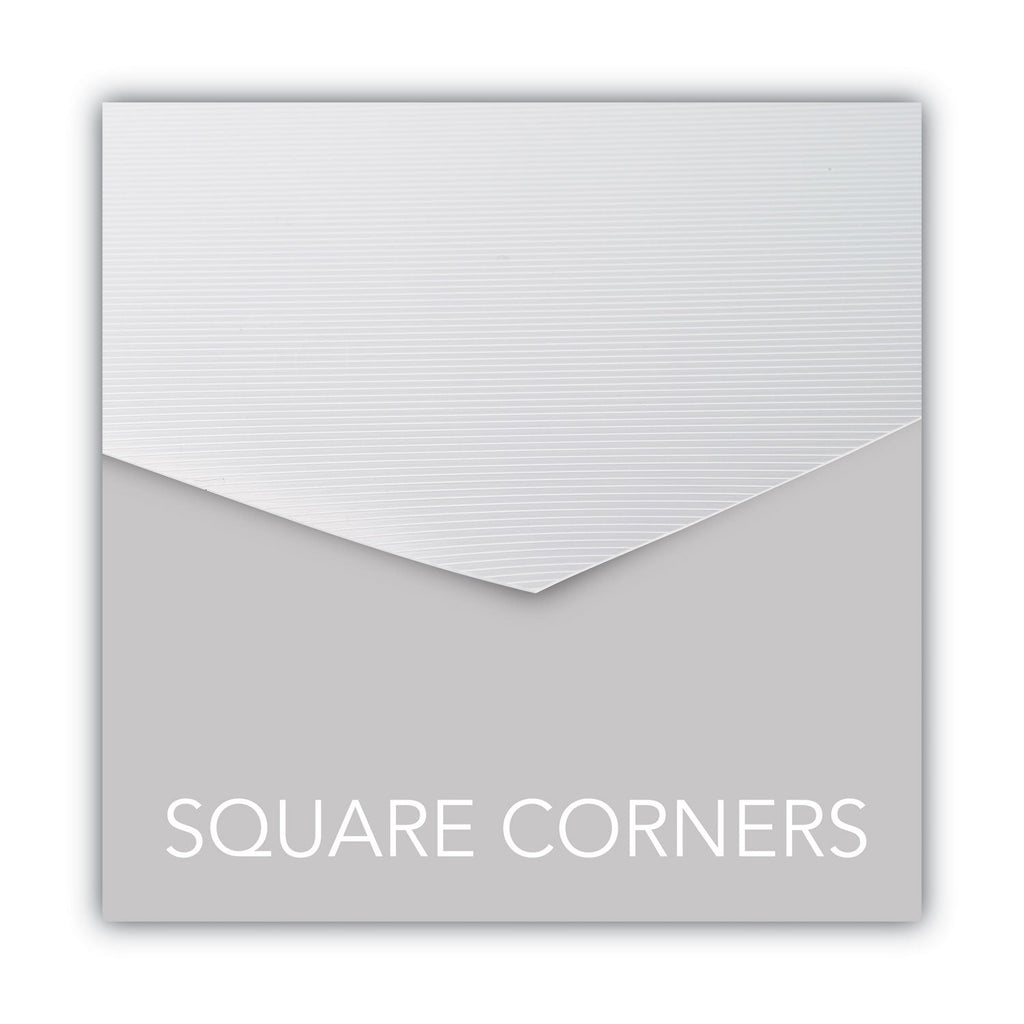 GBC Design View Poly Presentation Covers for Binding Systems, Clear Lined, 11 x 8.5, Unpunched, 25/Pack