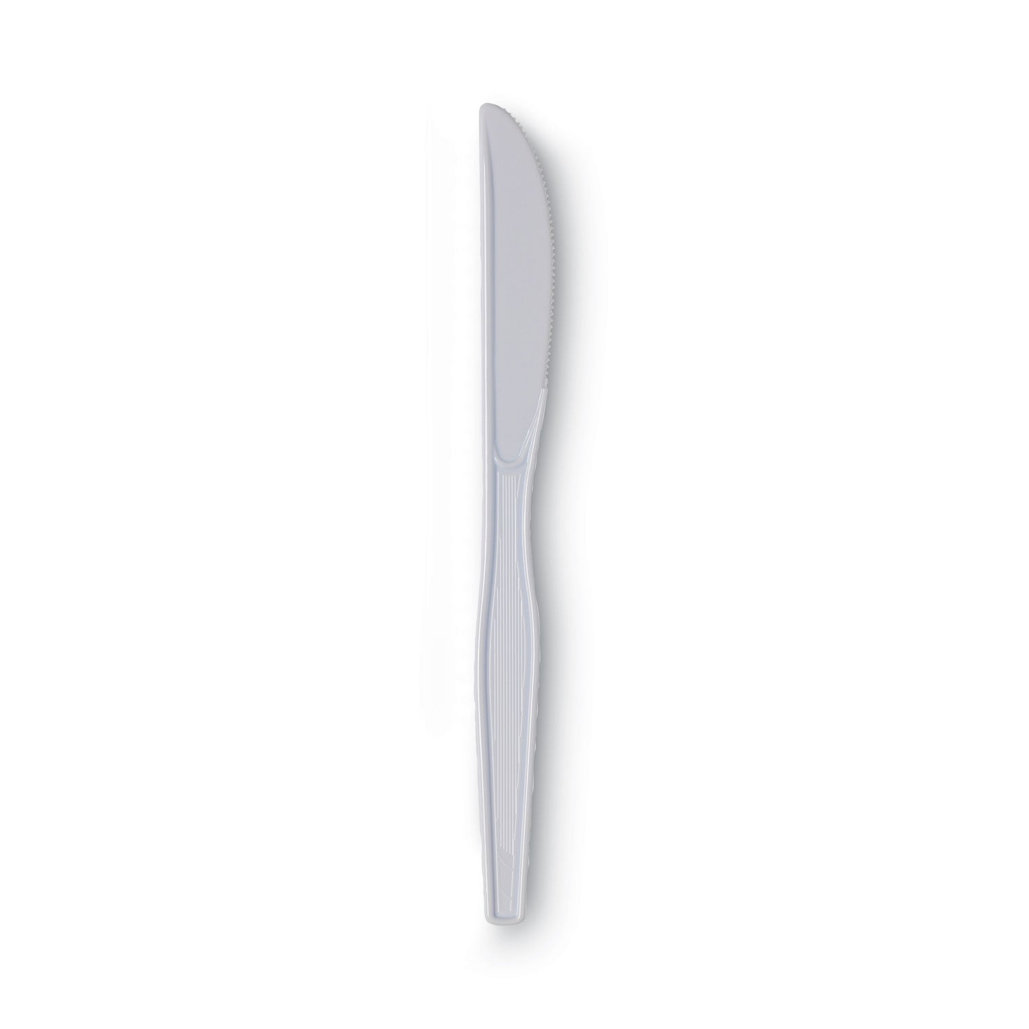 Dixie Plastic Cutlery, Heavy Mediumweight Knife, 100/Box