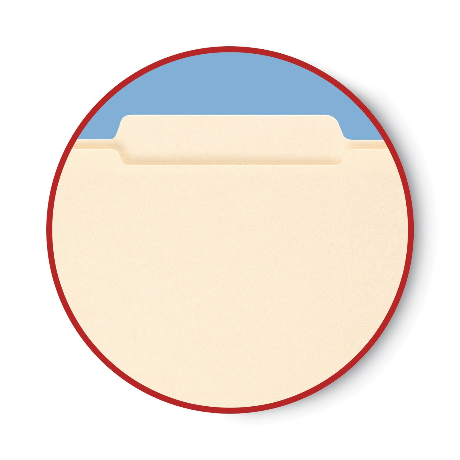 Smead Top Tab Fastener Folders, Guide-Height 2/5-Cut Tabs: Right of Center, 2 Fasteners, Letter Size, 11-pt Manila Exterior, 50/Box