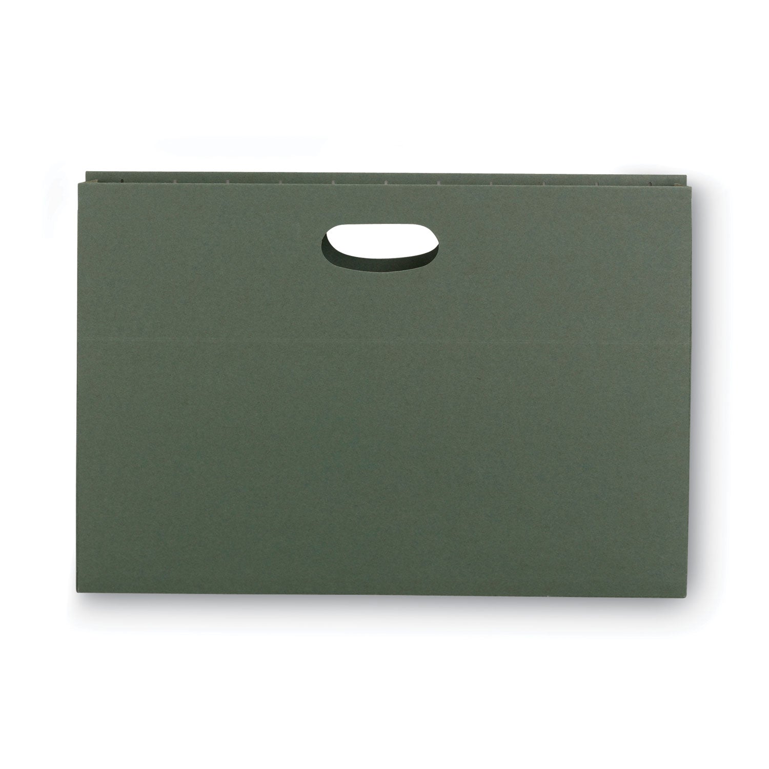 Smead Hanging Pockets with Full-Height Gusset, 1 Section, 1.75" Capacity, Legal Size, Standard Green, 25/Box