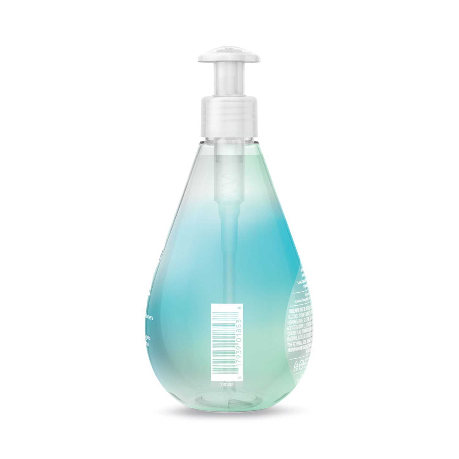 Method Gel Hand Wash, Coconut Waters, 12 oz Pump Bottle, 6/Carton