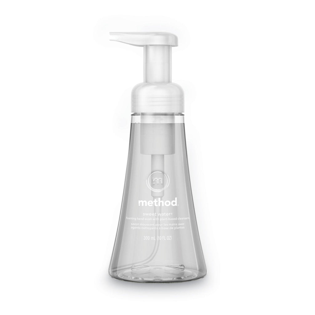 Method Foaming Hand Wash, Sweet Water, 10 oz Pump Bottle, 6/Carton