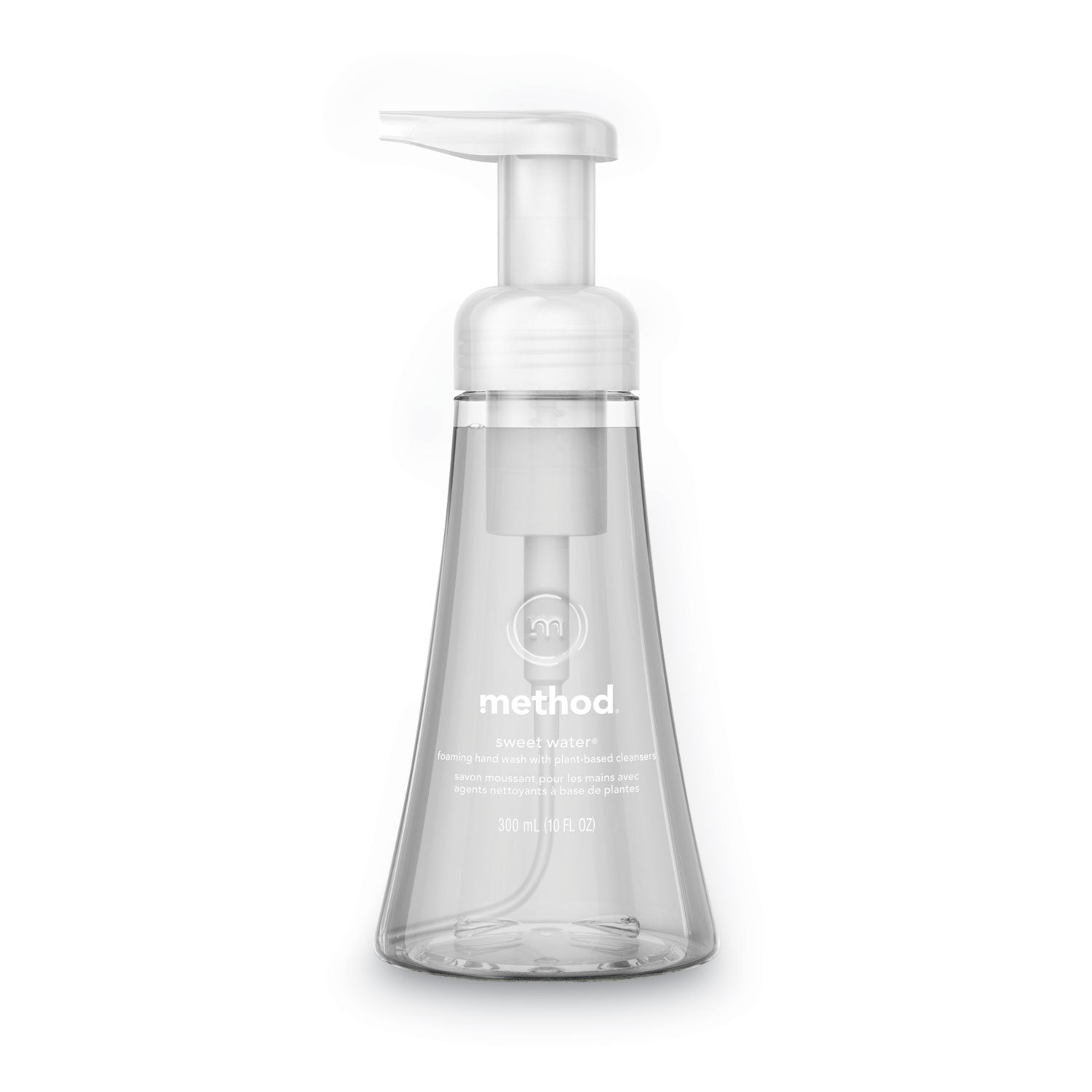 Method Foaming Hand Wash, Sweet Water, 10 oz Pump Bottle, 6/Carton