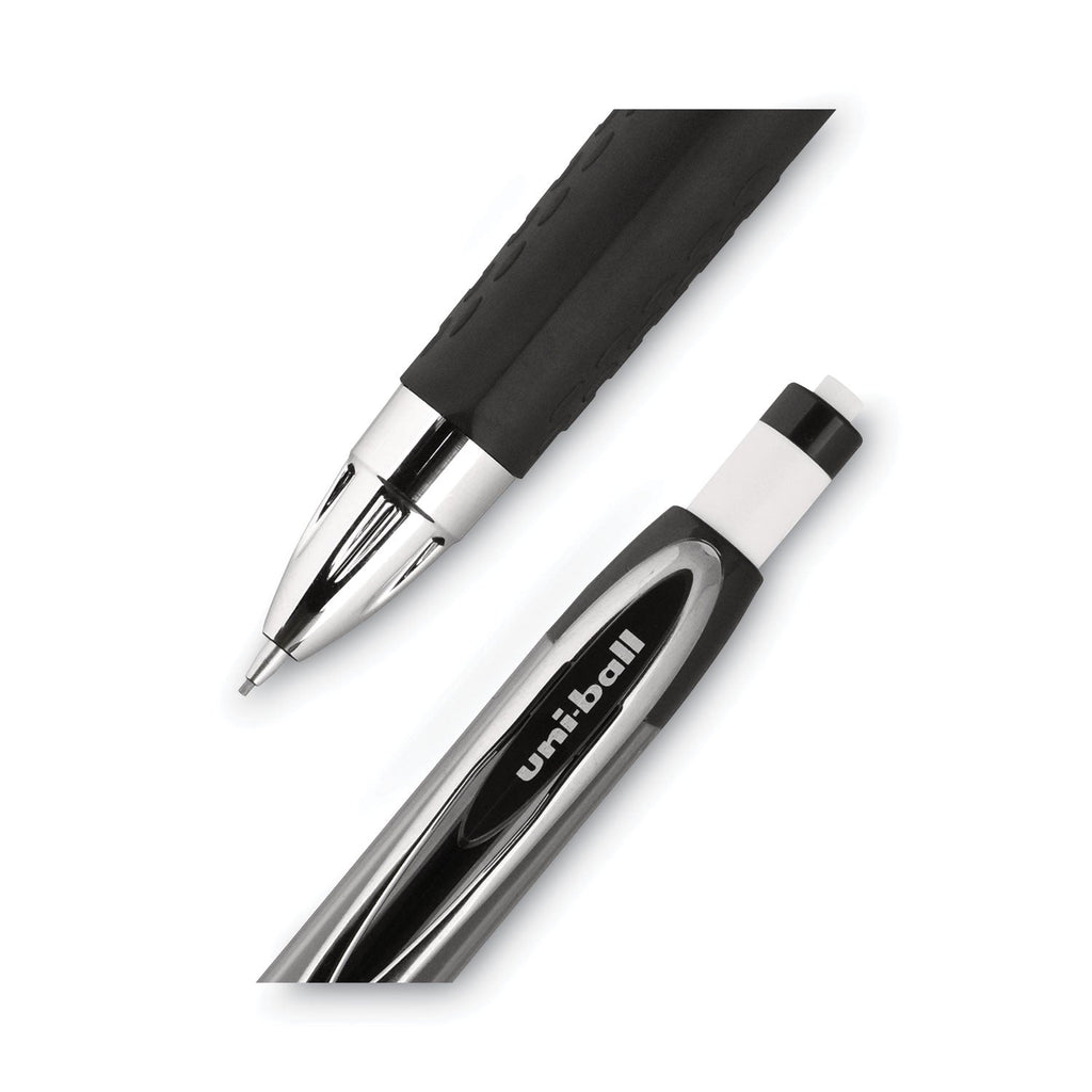 uniball 207 Mechanical Pencil, 0.7 mm, HB (#2), Black Lead, Black Barrel, Dozen