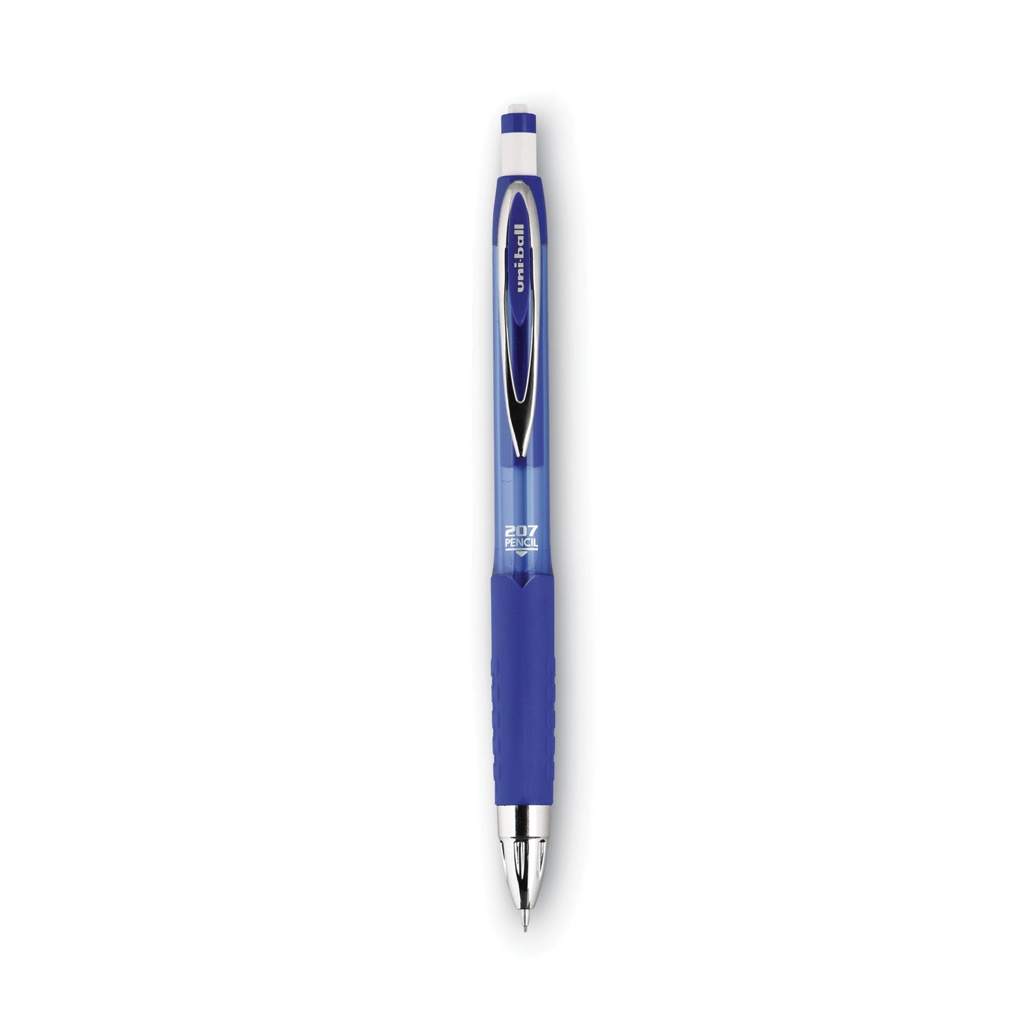 uniball 207 Mechanical Pencil, 0.7 mm, HB (#2), Black Lead, Blue Barrel, Dozen